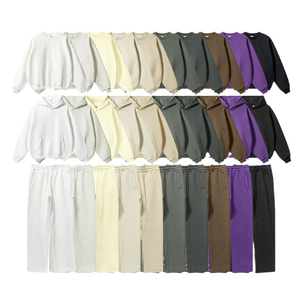 New High Street Hoodie Casual Loose manga larga traje de hombre ropa deportiva traje bordado de alta calidad sudadera de primavera - Product Image 2