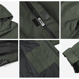 Chaquetas de hombre al aire libre personalizadas de alta calidad senderismo pesca Softshell resistente al agua cortavientos chaqueta Parkas de invierno para hombres - Product Image 5