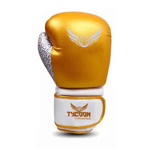 Gran oferta, de cuero de guantes de boxeo estilo personalizado, diseño de guantes de boxeo de cuero de estilo mexicano con ganador o cualquier nombre o logotipo de marca - Product Image 3
