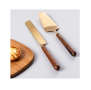 Servidor de pasteles de acero inoxidable con madera y mármol, artículos de vajilla más vendidos, diseño superior, fabricantes de La India - Product Image 6