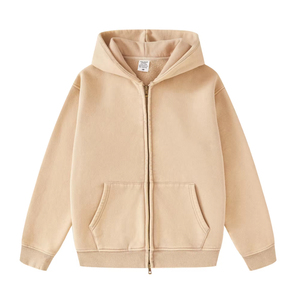 Fabrication 500 gsm oversize lavage à l'acide Hoodies drop shoulder heavy weight 100% cotton hoodies men for high quality - Product Image 6