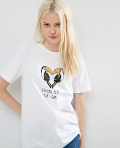 T-shirt graphique OEM pour femme, coupe ajustée, 100 % coton, grandes tailles, fabrication de vêtements, marque privée - Product Image 3