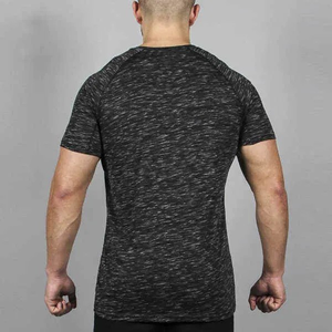 Alta calidad Drop Shoulder verano otoño colores genuinos Slim hombres camiseta personalizada 100% algodón de gran tamaño de talla grande para hombres - Product Image 3