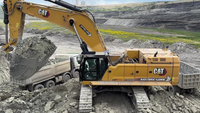 Excavatrice hydraulique sur chenilles CAT 395 d'occasion, robuste, en acier, pour la manutention de matériaux de carrière et d'agrégats – Valeur Exceptionnelle