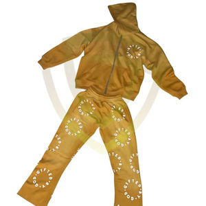 Conjunto Deportivo de Alta Calidad para Hombre, 100% Algodón, Lavado Ácido, Grueso, Cómodo, Transpirable, con Capucha - Product Image 1