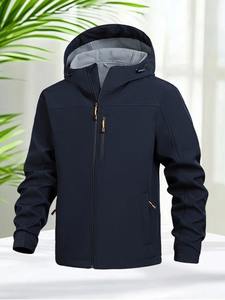 <b>Coat</b> <b>Men</b> Winter Casual England Style Vintage Leather Jacket Parkas <b>Men</b> Oumor <b>Men</b> Autumn Fashion <b>Long</b> Warm Pocket Leather Jacket - Product Image 6