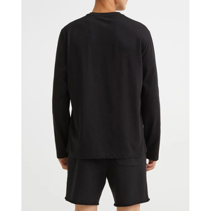 Nueva Llegada Kadia, Camisetas de Manga Larga para Hombre, 100% Algodón Jersey, 180gsm, Talla Grande, Cuello Redondo, Holgadas, Antiarrugas, Venta al Por Mayor - Product Image 3