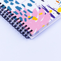 Cuaderno A5 Personalizado con Cuadrícula, Cubierta de Plástico PP Troquelada, Encuadernación en Espiral con Impresión Personalizada para Marca Empresarial y Uso Diario