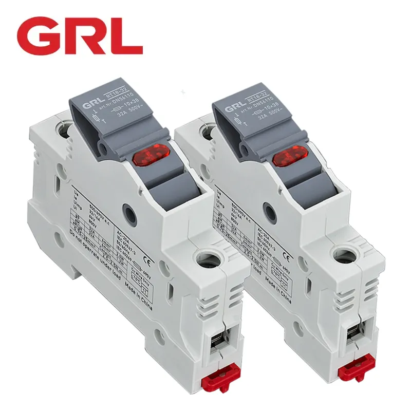 GRL fuse holder 30 amp rt18-32x 10x38 fuse base thermal fuse 16a 220v