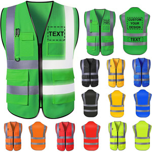 2025 travail Construction gilet vêtements réfléchissants haute visibilité gilet de sécurité réfléchissant chemin de route sécurité gilet de Construction - Product Image 1