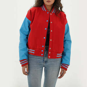 Nouveau Design Hommes Varsity Veste En Couleur Unie 100% Laine Matériel Fait Hommes Varsity Veste En Différentes Tailles - Product Image 4