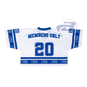 Camiseta de hockey de la hermandad Zeta Phi Beta, estilo griego con letras impresas, transpirable, para uso universitario/eventos, camiseta de malla oversize ZPB Sorority - Product Image 2