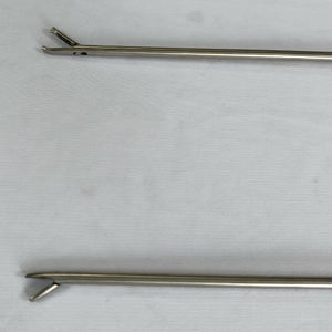 Portaagujas laparoscópico Izquierda Derecha Instrumentos curvos Portaagujas laparoscópico reutilizable de acero inoxidable - Product Image 3