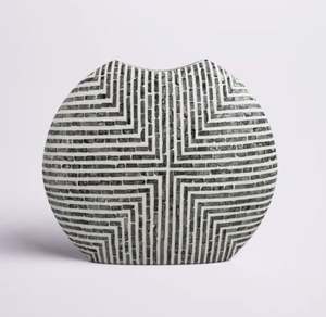 Vente en gros de grande qualité meilleure vente vase à incrustation MOP vase de table fabriqué en Inde vase à fleurs - Product Image 3