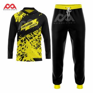 压缩7v7制服套装带纹理运动服定制升华印刷批发制造商 - Product Image 3