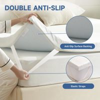 Surmatelas en mousse à mémoire de forme en gel |   Surmatelas rafraîchissant ventilé pour les maux de dos |   Housse amovible CertiPUR-US en gros