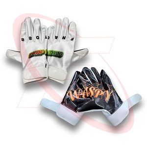 Gants de frappe de baseball de haute qualité en cuir synthétique sur la paume avec dos imprimé par sublimation Meilleurs gants de sport - Product Image 1
