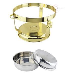 Plat à chafing durable en acier inoxydable classique pour service de banquet |   Écologique et conçu pour une utilisation continue - Product Image 3