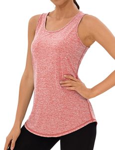 Vente en gros Séchage rapide Anti-rétrécissement Personnalisé Gym Workout Femmes Respirant Sports Yoga Fitness débardeurs femmes - Product Image 2