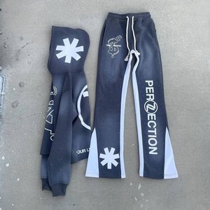 Ensemble de survêtement d'hiver unisexe de haute qualité avec sweat-shirt à capuche et pantalon de jogging avec logo personnalisé 100% coton Vêtements de sport - Product Image 3