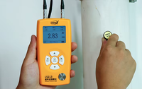 Alat Ukur Ketebalan Digital Ultrasonik LS213 0.8-350mm Meter Pengujian Ketebalan Dinding Portabel Non-destruktif