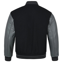 Blouson Bomber en Satin Matelassé Style Baseball avec Broderie Personnalisée, à Capuche, Grande Taille, Hiver, Laine/Soie, Pakistan