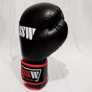 Guantes de boxeo de PVC de primera calidad al mejor precio Etiqueta privada personalizable para Kickboxing Tallas profesionales de alta demanda - Product Image 5