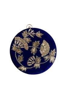 Elegante bolso de mano redondo de lujo para damas con acabado brillante y correa de cadena desmontable Ideal para fiestas de bodas - Product Image 2