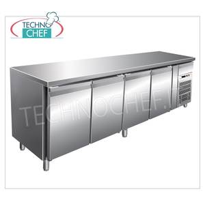 Equipo de Refrigeración Comercial Forcar GN4100BT, Mesa Congeladora de 4 Puertas con Temperatura Controlada Gas R290 Clase D -18/-22C - Product Image 1