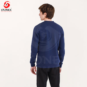 <b>Men's</b> 100% Cotton Oversized Fit Streetwear Hoodies and Sweatshirts Custom Print Logo Blank Thick Heavyweight for Winter - Product Image 2