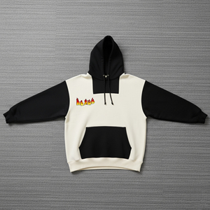 Sweat-shirt à capuche pour homme en coton 100% de haute qualité, surdimensionné, à épaules tombantes, logo personnalisé, écologique, coupe-vent - Product Image 6