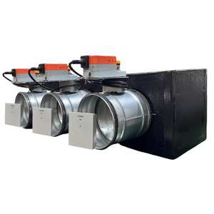 Sistema HVAC Doméstico de Plenum Ductado con Unidad de Control de Persianas Motorizadas Wi-Fi de 3 Zonas e Interfaz Siemens - Product Image 6