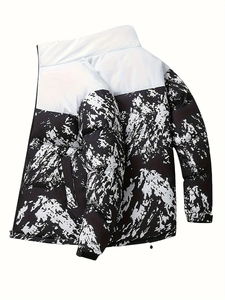 แจ็คเก็ตพัฟเฟอร์แบบใหม่ สไตล์พรางตัว  แบบทางการ กันลมและกันน้ำ ดีไซน์สำหรับทุกเพศ พร้อมตัวเลือกโลโก้แบบกำหนดเอง-ขายส่ง - Product Image 4