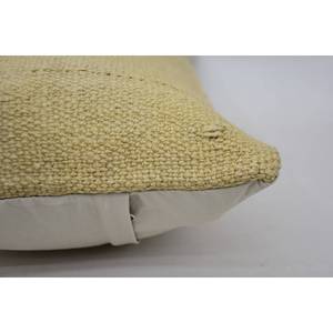 Beige Wool Kantha Patchwork Pillow 12x24 Inch Woven Luxury <b>Bedding</b> Throw Pillow Vintage <b>Fluffy</b> Embroidered Printed Square - Product Image 4