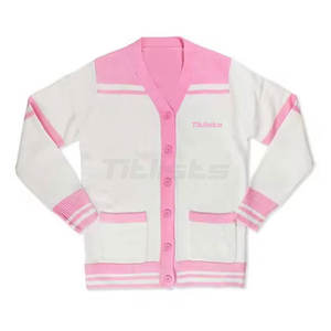 Premium Quality <b>Men</b> Sorority Cardigan <b>Sweater</b> With Embroidery <b>For</b> Club Uniform And Campus Event Outfit - Product Image 1