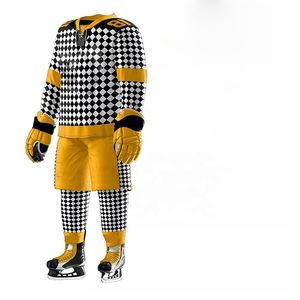 Uniforme de Hockey sobre hielo con estampado de nuevo diseño, conjuntos de pantalones cortos, transpirable, respetuoso con el medio ambiente, camisetas de hockey sobre hielo de manga larga, uniformes para jóvenes - Product Image 4