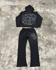 Sudaderas Térmicas Personalizadas para Hombre, Sudadera Corta de Moda, Borde Crudo Deshilachado, Desgastada, Decolorada por el Sol, Lavada, Precio de Fábrica al por Mayor - Product Image 6