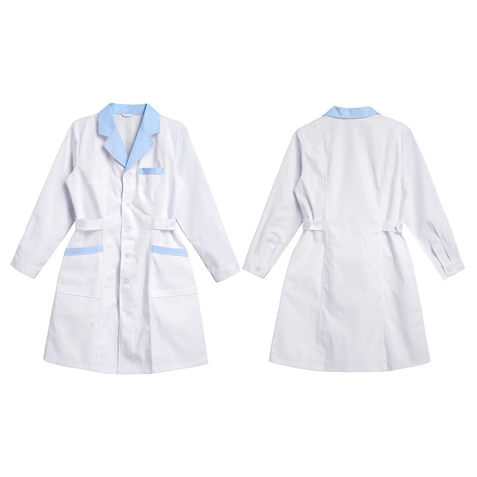 Paquistão Manufactura Lab Suite Casacos casacos com zíper uniforme personalizado verão branco inverno