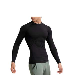 Camiseta de Compresión de Manga Larga para Hombre, Personalizada al por Mayor, Transpirable, de Poliéster y Elastano, para Gimnasio y Entrenamiento Muscular - Product Image 4
