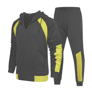 Accept Customized Logo Ofrece un diseño elegante Conjunto de chándal para hombre al por mayor Ajuste cómodo moderno Perfecto para entrenamientos Ideal - Product Image 1