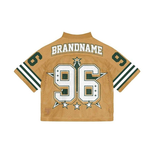 Maillot de football rétro personnalisé T-shirt de football court en polyester à coupe ample pour hommes vêtements de sport élégants pour hommes - Product Image 2