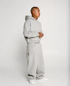 Chándal de algodón con estampado de gran tamaño gráfico Vintage para hombre, camisetas de talla grande, ropa de calle, estilo estampado en blanco, peso pesado - Product Image 2