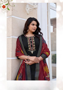 Chinnon tissage fil femmes adulte Kurti paire travail manuel Salwar Kameez séchage rapide toutes occasions fêtes indien pakistanais vêtements - Product Image 5