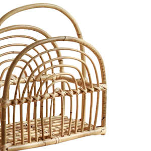 ชั้นวางของหวายแบบชนบทที่วางนิตยสารสำหรับตกแต่งบ้านเฟอร์นิเจอร์หวายธรรมชาติขายส่งดีจากโรงงานเวียดนาม - Product Image 3