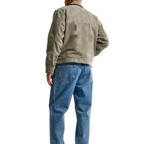 Veste zippée personnalisée pour homme mécanicien ouvrier Veste denim de marque High Street Hip Hop Style pour hommes - Product Image 5