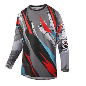 Jersey de Motocross Personalizado a Precio de Fábrica, Camiseta de Carreras MTB Transpirable de Alta Calidad - Product Image 1