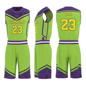 Kits complets de basket-ball unisexe personnalisés de haute qualité en gros été uniforme maillot de basket-ball ensemble court respirant grande taille - Product Image 4