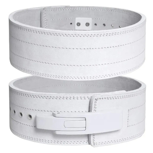 Gym Training Heavy Duty Lever <b>Powerlifting</b> Weightlifting <b>Belt</b> Genuine Leather Waist Protective Adjustable Weight Lifting <b>Belt</b> - Product Image 6