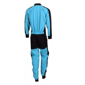 Haute qualité élégant ciel combinaison de plongée personnalisé plaine col montant ensemble de vêtements d'extérieur décontracté tricoté costume vente chaude - Product Image 3