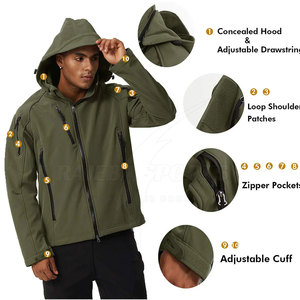 Premium Quality Lightweight Eco-Friendly Windproof Casual Winter Outdoor Canvas Jacket Breathable Waterproof Reversible Stand - Product Image 3